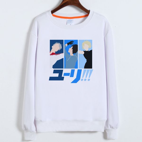 yuri on ice hoodies women/men yaoi anime sweatshirts victor print female sweatshirt japanese comic clothes drop shipping, Black 
yuri on ice hoodies women/men yaoi anime sweatshirts victor print female sweatshirt japanese comic clothes drop shipping, Black