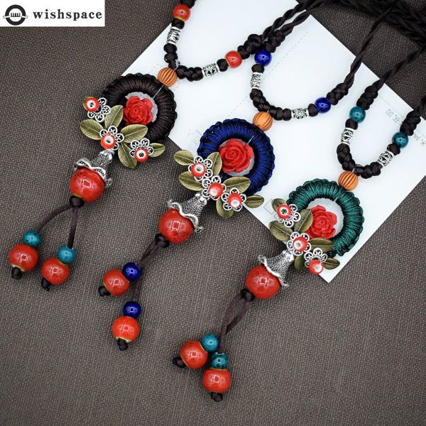 chains the creative contracted long handmade beaded flower leaves hollow ceramic pendant necklace sweater chain accessories, Silver
chains the creative contracted long handmade beaded flower leaves hollow ceramic pendant necklace sweater chain accessories, Silver