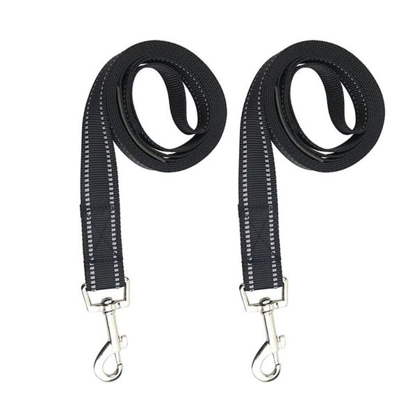 dog collars & leashes 2pcs strong nylon pet lead leash with clip for collar harness webbing black traction belts
dog collars & leashes 2pcs strong nylon pet lead leash with clip for collar harness webbing black traction belts