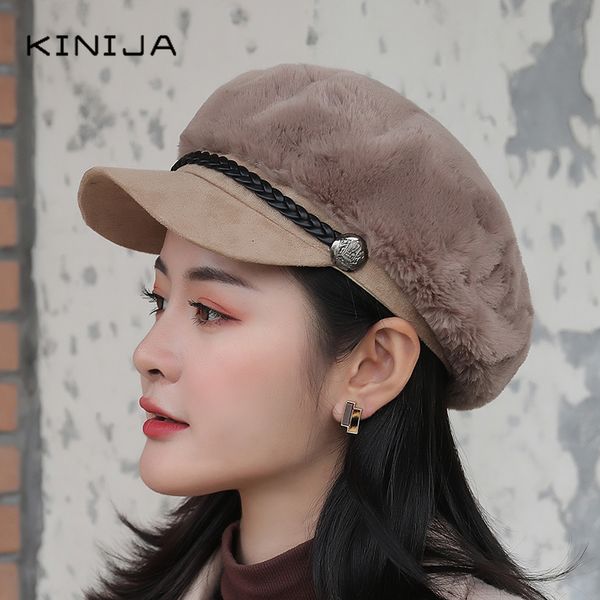 berets autumn winter plush artist painter beret woman imitation mink wild flat sboy hat france retro casual cap british, Blue;gray
berets autumn winter plush artist painter beret woman imitation mink wild flat sboy hat france retro casual cap british, Blue;gray