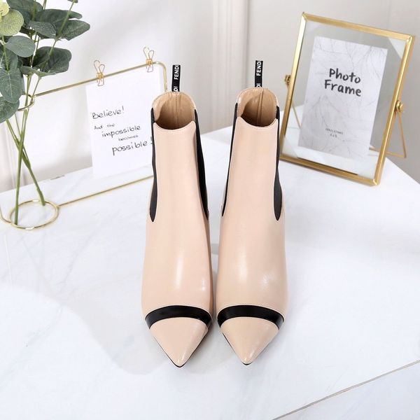 f autumn and winter new pointed and bare boots full leather shoes with high heels, 8.5cm yardage 35-40, Black
f autumn and winter new pointed and bare boots full leather shoes with high heels, 8.5cm yardage 35-40, Black