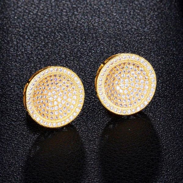 iced out bling stud earrings for men women hip hop golden micro pave cubic zircon round stud earring gifts, Silver
iced out bling stud earrings for men women hip hop golden micro pave cubic zircon round stud earring gifts, Silver