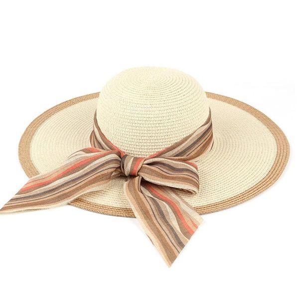 wide brim hats women beach foldable straw cap adults travel fashion summer sun hat holiday casual floppy bow large, Blue;gray
wide brim hats women beach foldable straw cap adults travel fashion summer sun hat holiday casual floppy bow large, Blue;gray