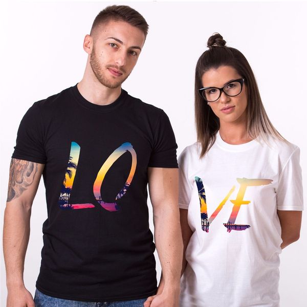 2019 100% cotton two pieces for sale couple t-shirts love tropical pattern lover matching tees his and hers gift new tee shirt
2019 100% cotton two pieces for sale couple t-shirts love tropical pattern lover matching tees his and hers gift new tee shirt