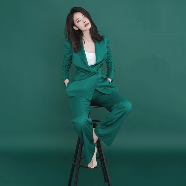women's spring and autumn graceful green business suit dress coatcoat coat women's korean thin suit fashionable two-piece dress nr, Gray
women's spring and autumn graceful green business suit dress coatcoat coat women's korean thin suit fashionable two-piece dress nr, Gray