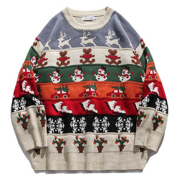men's sweaters mens christmas elements knitted streetwear 2021 winter hiphop casual vintage loose colorful pullovers sweater, White;black
men's sweaters mens christmas elements knitted streetwear 2021 winter hiphop casual vintage loose colorful pullovers sweater, White;black