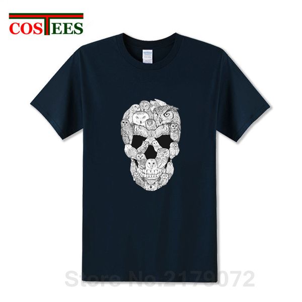 2019 new summer collection humorous design owl skull t shirts men hardcore tee funny men's stack of owls t-shirt hombre camiseta
2019 new summer collection humorous design owl skull t shirts men hardcore tee funny men's stack of owls t-shirt hombre camiseta