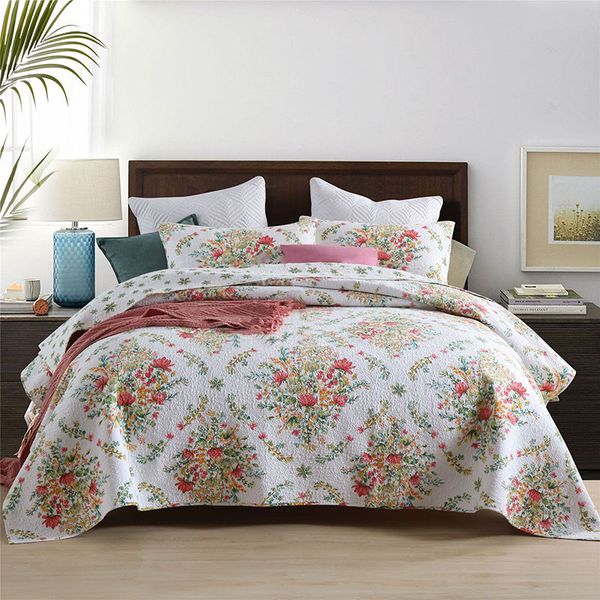 comforters & sets chausub cotton bedspreads for bed quilt set 3pcs flower quilted quilts cover shams king queen size coverlet print blanket
comforters & sets chausub cotton bedspreads for bed quilt set 3pcs flower quilted quilts cover shams king queen size coverlet print blanket