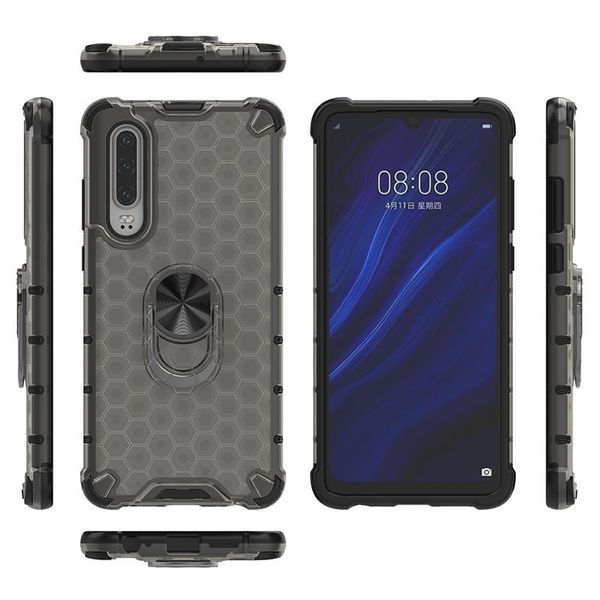 shockproof honeycomb tpu clear slim phone case for huawei p30 with metal magnetic ring holder full body protection cover case
shockproof honeycomb tpu clear slim phone case for huawei p30 with metal magnetic ring holder full body protection cover case