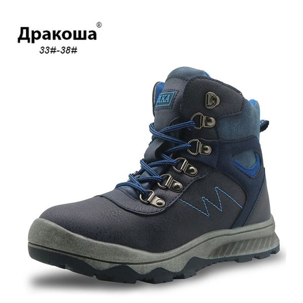 apakowa boys winter boots warm plush kids snow boots pu leather children' shoes with zip patched ankle for boy shoes, Black;grey
apakowa boys winter boots warm plush kids snow boots pu leather children' shoes with zip patched ankle for boy shoes, Black;grey