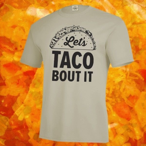 fashion men t shirt brand new lets taco bout it shirt, mens & fitted womens, taco night, tuesday pun tee shirt
fashion men t shirt brand new lets taco bout it shirt, mens & fitted womens, taco night, tuesday pun tee shirt