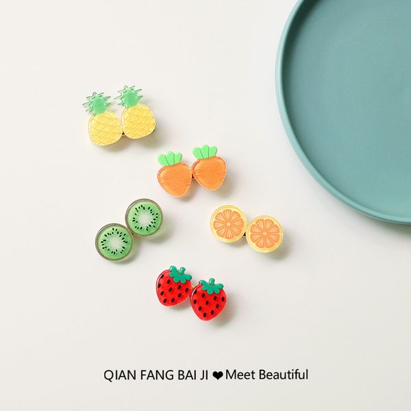 new lovely fruit platter come cute hairclip personality hair resin decorative duckbill clip bangs chuck decoration kids gift, Golden;silver
new lovely fruit platter come cute hairclip personality hair resin decorative duckbill clip bangs chuck decoration kids gift, Golden;silver