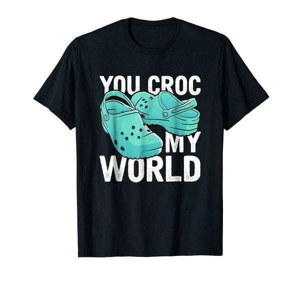 you croc my world men's women's black t-shirt men t shirt great quality funny man cotton men's dress
you croc my world men's women's black t-shirt men t shirt great quality funny man cotton men's dress