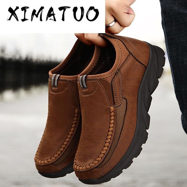 winter split leather flats shoes man 2020 men casual shoes slip on loafers moccasins driving male footwear plus 39-48, Black
winter split leather flats shoes man 2020 men casual shoes slip on loafers moccasins driving male footwear plus 39-48, Black