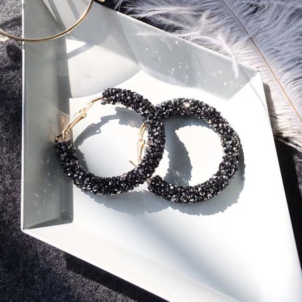 charm crystal circle earrings for woman girls geometric round shiny rhinestone big frosted stud earrings jewelry gifts, Golden;silver
charm crystal circle earrings for woman girls geometric round shiny rhinestone big frosted stud earrings jewelry gifts, Golden;silver