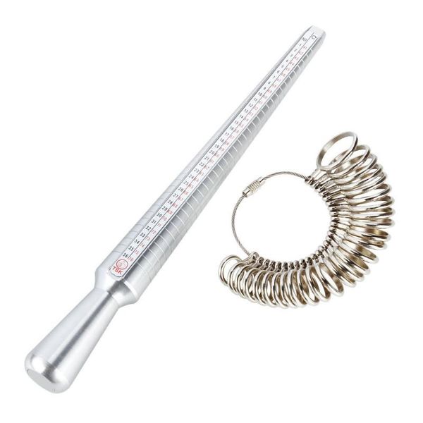 ring-sizer gauge tool finger sizing measuring stick metal ring mandrel us size set 1-13 of 27 pcs circle models for ring-sellers
ring-sizer gauge tool finger sizing measuring stick metal ring mandrel us size set 1-13 of 27 pcs circle models for ring-sellers