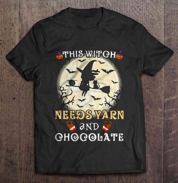 men t shirt this witch needs yarn and chocolate women t-shirt
