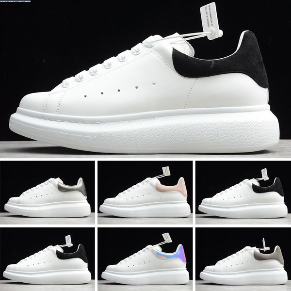 platform fashion men women shoes chaussures sneakers leather velvet reflective white suede flat casual party wedding sports trainers q