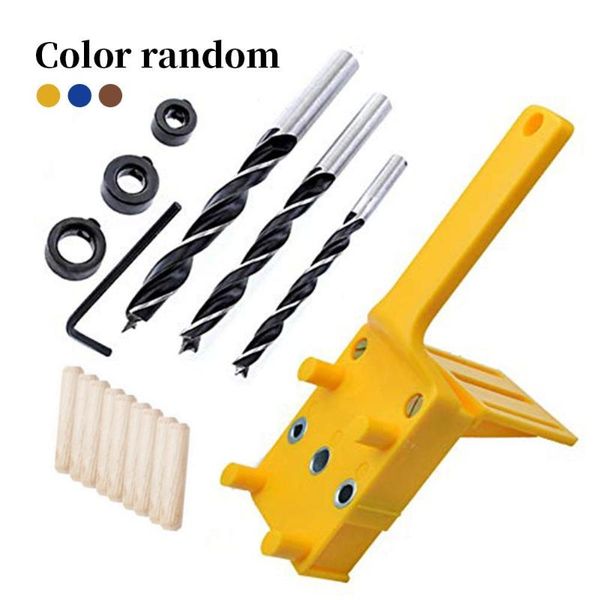 straight hole puncher 6/8/10mm woodworking plastic hand-held wood pocket hole fixture woodworking locator tool #40
straight hole puncher 6/8/10mm woodworking plastic hand-held wood pocket hole fixture woodworking locator tool #40
