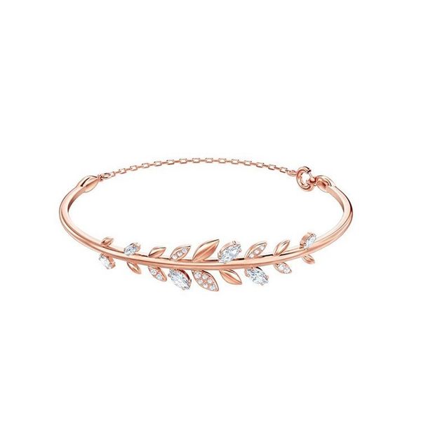 trendy rose gold colour bough leaf women bangles for ladies the new listing, Black
trendy rose gold colour bough leaf women bangles for ladies the new listing, Black