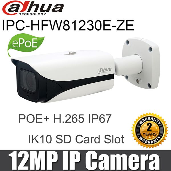 dh-ipc-hfw81230e-ze 12mp bullet network camera with sd card slot poe max ir length 50m waterproof vandalproof 4k ip camera
dh-ipc-hfw81230e-ze 12mp bullet network camera with sd card slot poe max ir length 50m waterproof vandalproof 4k ip camera