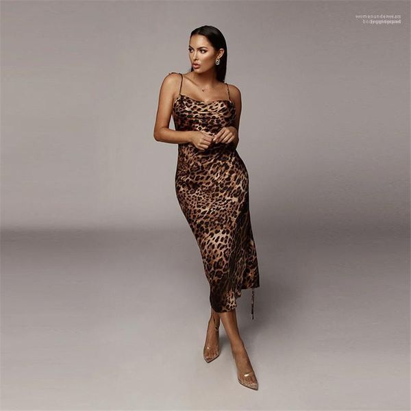 leopard printed dresses sleeveless backless dresses casual lace-up midi dresses fashion female clothing womens designer, Black;gray
leopard printed dresses sleeveless backless dresses casual lace-up midi dresses fashion female clothing womens designer, Black;gray