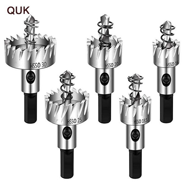 quk drill bit carbide tip hss 5 6 pcs hole saw set wood drilling hole high speed steel cut drill bits power tool accessories
quk drill bit carbide tip hss 5 6 pcs hole saw set wood drilling hole high speed steel cut drill bits power tool accessories
