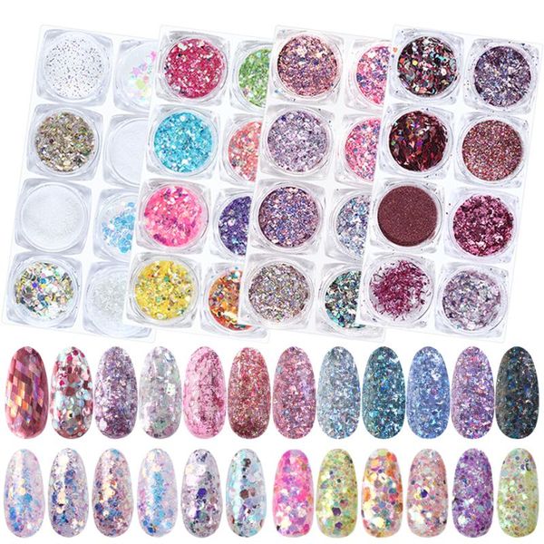 nail glitter 8 box/set holographic powder set sparkly gold art pigment flake diy decorations dust manicure sa1506, Silver;gold
nail glitter 8 box/set holographic powder set sparkly gold art pigment flake diy decorations dust manicure sa1506, Silver;gold