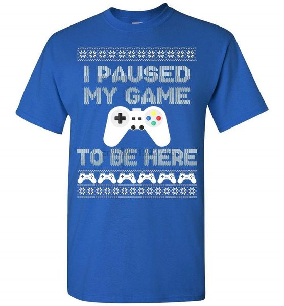 я приостановить игру, чтобы быть здесь рождество ulgy tshirt взрослых и молодежи размер
я приостановить игру, чтобы быть здесь рождество ulgy tshirt взрослых и молодежи размер