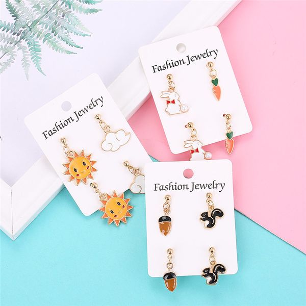 stud retro little white carrot geometric earrings sun cloud student couple ear jewelry gift, Golden;silver
stud retro little white carrot geometric earrings sun cloud student couple ear jewelry gift, Golden;silver