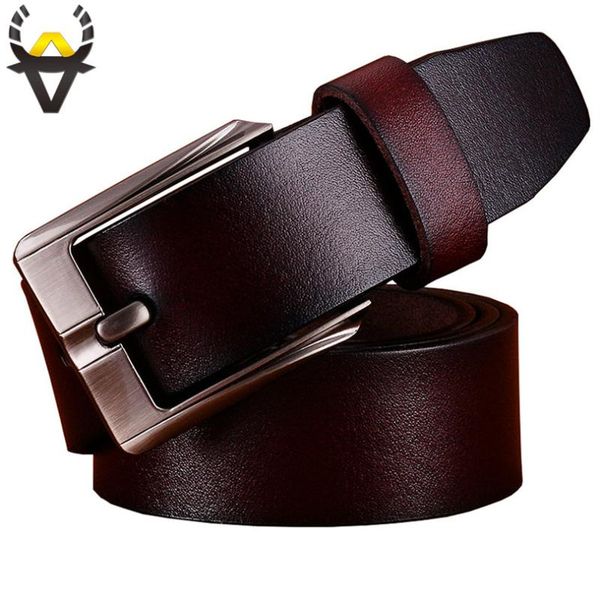 2020 casual genuine leather belts for men second layer cowskin belt man luxury pin buckle strap for cowboy jeans 129, Black;brown
2020 casual genuine leather belts for men second layer cowskin belt man luxury pin buckle strap for cowboy jeans 129, Black;brown