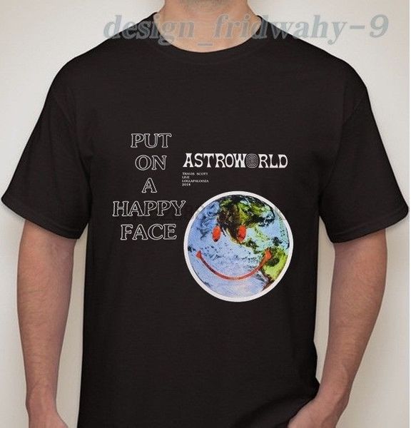 put on a happy face shirt - astroworld shirt mens size s-3xl short sleeve 
put on a happy face shirt - astroworld shirt mens size s-3xl short sleeve