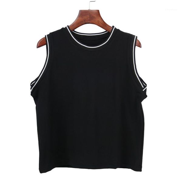 solid color crew neck рукавов сыпучие жилет tshirts женщина верхней части бака лета конструктора женщин жилет вскользь, White
solid color crew neck рукавов сыпучие жилет tshirts женщина верхней части бака лета конструктора женщин жилет вскользь, White