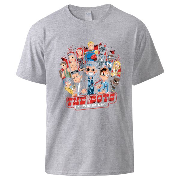 the boys cartoon tshirts for man 2020 new arrival casual loose summer short sleeve 100% cotton t shirts male casual tee 
the boys cartoon tshirts for man 2020 new arrival casual loose summer short sleeve 100% cotton t shirts male casual tee