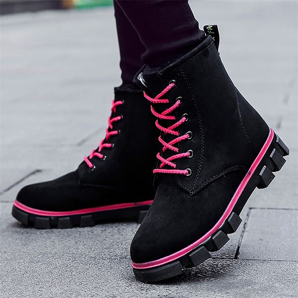 ladies snow boots women short plush flat warm lace-up shoes round head non-slip solid color shoes for female waterproof footwear, Black
ladies snow boots women short plush flat warm lace-up shoes round head non-slip solid color shoes for female waterproof footwear, Black