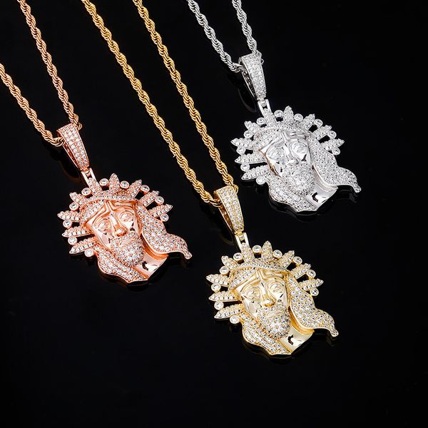 vintage золота 18k родий иисус кулон ожерелье роскошные bling циркон конструктора ожерелье мужчины женщина hip hop ожерелья, Silver
vintage золота 18k родий иисус кулон ожерелье роскошные bling циркон конструктора ожерелье мужчины женщина hip hop ожерелья, Silver