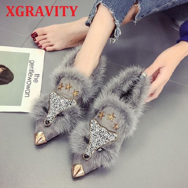 xgravity new ladies fashion flat shoes metal toe ladies shoes elegant casual warm fur comfort winter female s021, Black
xgravity new ladies fashion flat shoes metal toe ladies shoes elegant casual warm fur comfort winter female s021, Black