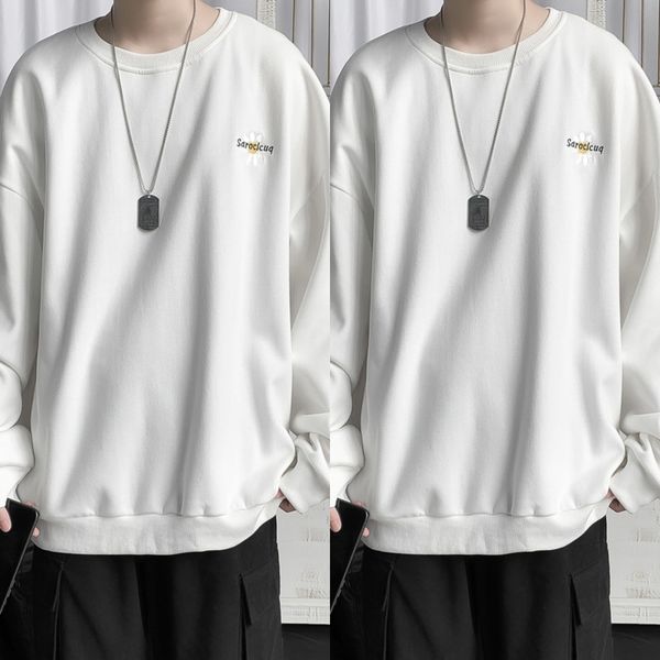 perth autumn new daisy embroidered sweater round neck loose base shirt men's cotton long embroidered shirtsweater shirtsleeve shirt cla, Black
perth autumn new daisy embroidered sweater round neck loose base shirt men's cotton long embroidered shirtsweater shirtsleeve shirt cla, Black