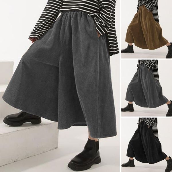 wide leg pant celmia corduroy trousers autumn women elastic waist drop-crotch pants fashion casual loose pantalon plus size 5xl, Black;white
wide leg pant celmia corduroy trousers autumn women elastic waist drop-crotch pants fashion casual loose pantalon plus size 5xl, Black;white
