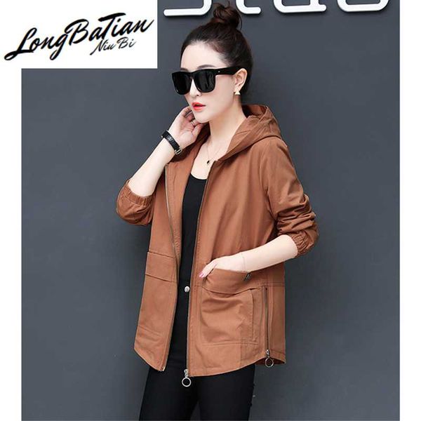army green windbreaker long sleeve jacket autumn thin short outwear women hooded coat plus size loose casual ladies coats, Black;brown
army green windbreaker long sleeve jacket autumn thin short outwear women hooded coat plus size loose casual ladies coats, Black;brown