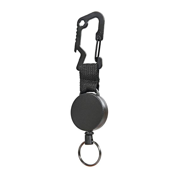 keychains carabiner retractable pull key ring recoil extends to 55cm chain belt clip with carabiner reel card badge holder, Silver
keychains carabiner retractable pull key ring recoil extends to 55cm chain belt clip with carabiner reel card badge holder, Silver