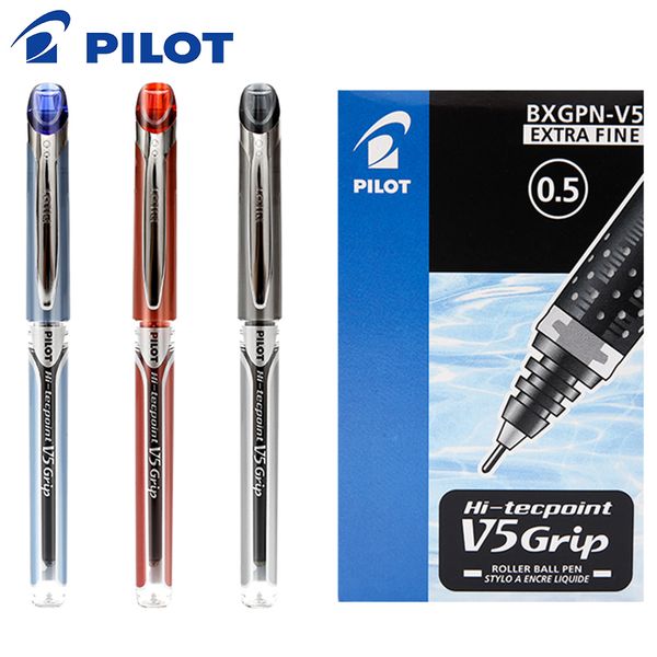 gel pens 12 pieces pilot hi-tecpoint grip bxgpn-v5 0.5mm extra fine rollerball pen test special japan black/blue/red color
gel pens 12 pieces pilot hi-tecpoint grip bxgpn-v5 0.5mm extra fine rollerball pen test special japan black/blue/red color