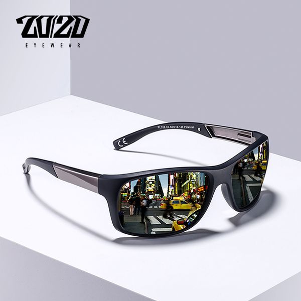 sunglasses 20/20 brand classic polarized men driving glasses coating black fishing eyewear male sun pl328, White;black
sunglasses 20/20 brand classic polarized men driving glasses coating black fishing eyewear male sun pl328, White;black