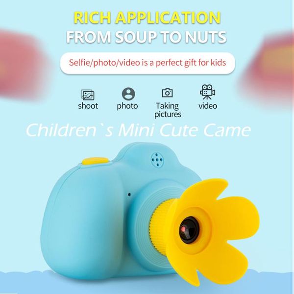 Children's camera 1080P Digital camera toy can take pictures 2 inch HD display Mini digital Dual cameras Y421