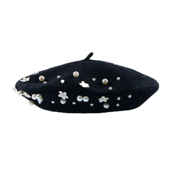 berets beret hat women wool solid color pearl retro plain warm elegant ladies winter, Blue;gray
berets beret hat women wool solid color pearl retro plain warm elegant ladies winter, Blue;gray