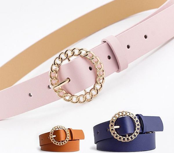 leisure women belts for jeans dress fashion personalized round buckle waist leather strap belt, Black;brown
leisure women belts for jeans dress fashion personalized round buckle waist leather strap belt, Black;brown