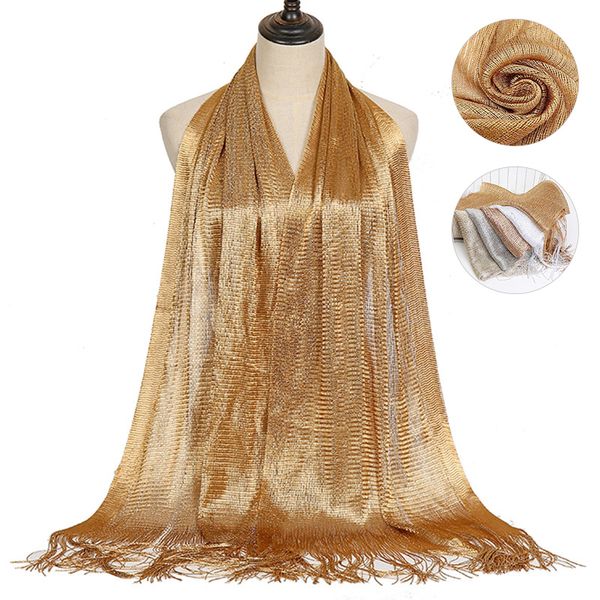 scarves arrival plain lurex polyester scarf glitter tassel shawl gold thread muslim women hijab female islamic turban stoles, Blue;gray
scarves arrival plain lurex polyester scarf glitter tassel shawl gold thread muslim women hijab female islamic turban stoles, Blue;gray