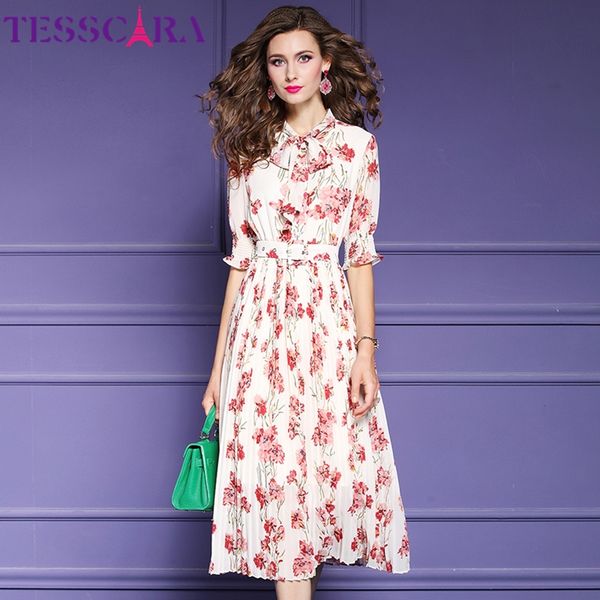 tesscara women summer elegant floral dress festa vintage evening party robe femme bow designer chiffon vestidos, Black;gray
tesscara women summer elegant floral dress festa vintage evening party robe femme bow designer chiffon vestidos, Black;gray