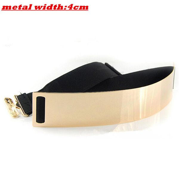 belts fashion women's belt elastic mirror metal waist metallic glisten gold plate wide obi band for women female accessories, Black;brown
belts fashion women's belt elastic mirror metal waist metallic glisten gold plate wide obi band for women female accessories, Black;brown