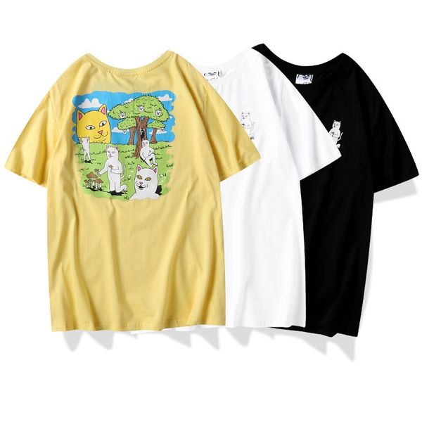 men sleeve cotton designer clothing ripndip for cat lovers printing picking t-shirt fashion youth mushrooms quality short high and wome bjds
men sleeve cotton designer clothing ripndip for cat lovers printing picking t-shirt fashion youth mushrooms quality short high and wome bjds